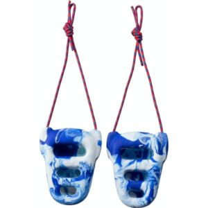 rock rings 3d blue