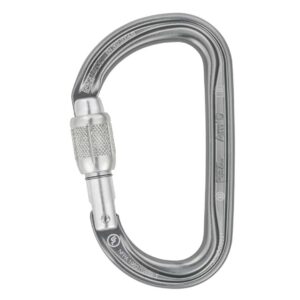 moschettone a d con ghiera PETZL